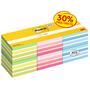 Self-adhesive note, 76x76 mm, 6x450 sheets, 3M POSTIT, mixed colors